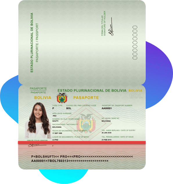 Bolivia ID Card