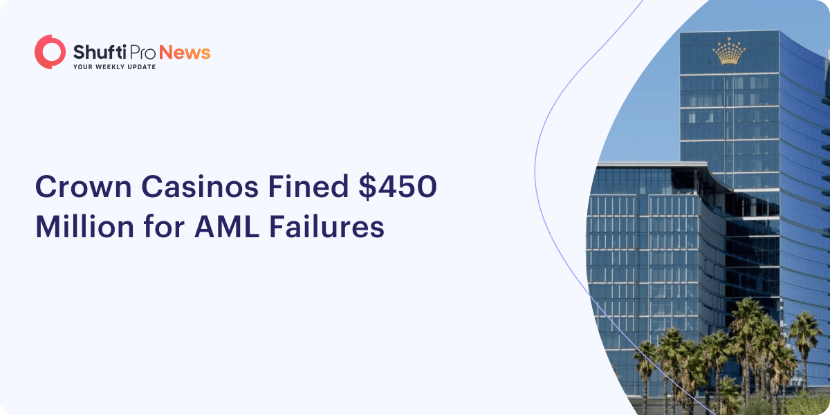 Crown Casinos Fined 450 Million for AML Failures