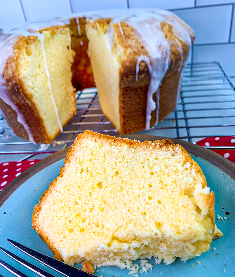 Mama’s Pound Cake with Lemon Glaze Shug & Spice