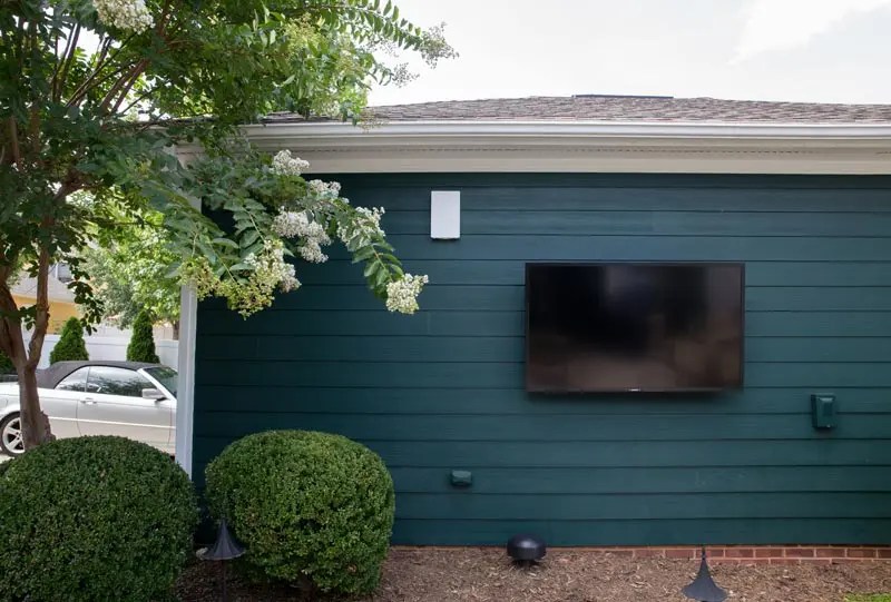 Outdoor Speakers Outdoor TV Outdoor Networking Installation San Diego