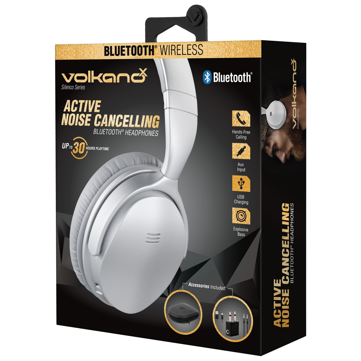 Buy VolkanoX Silenco series Active Noise Cancelling Bluetooth