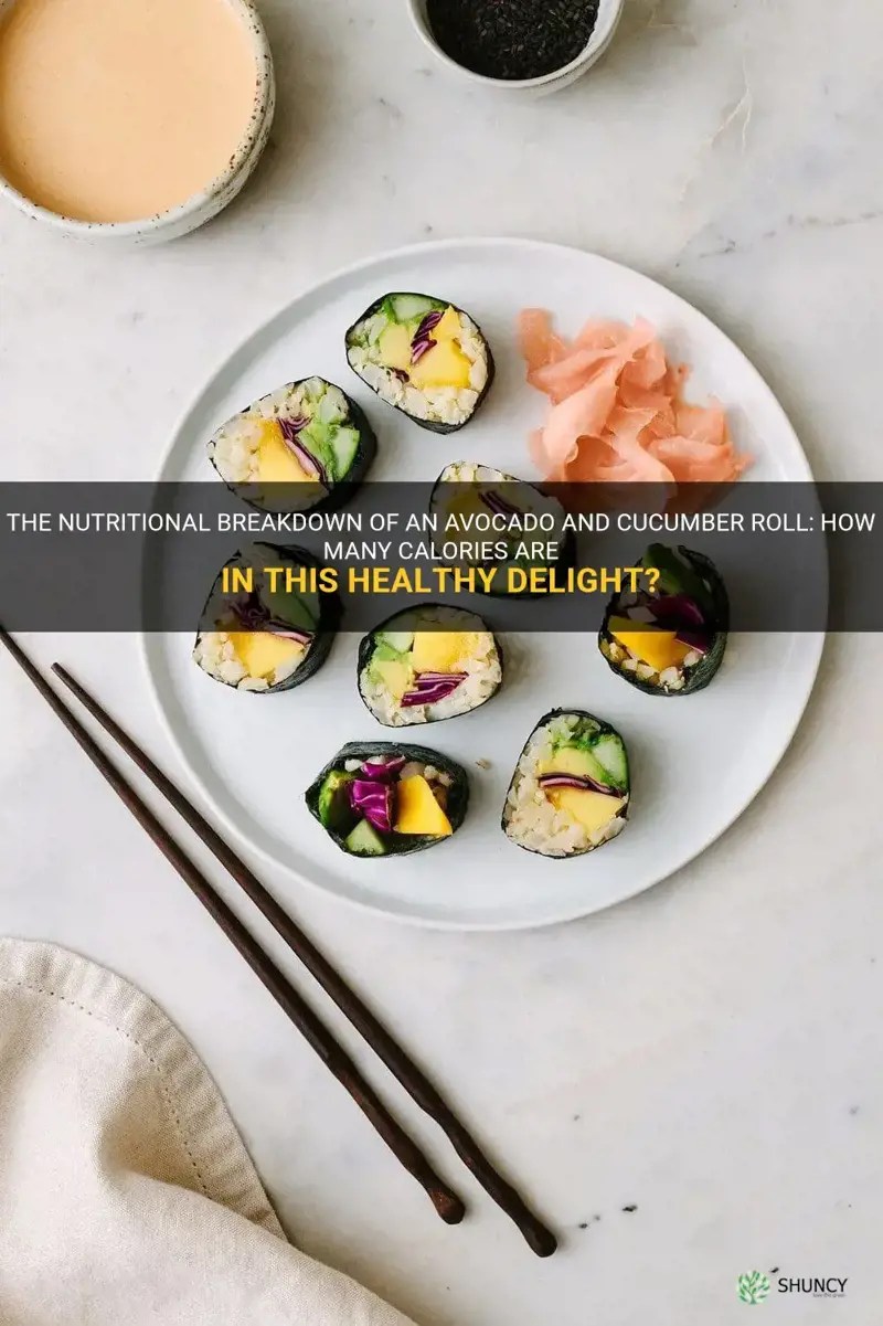 The Nutritional Breakdown Of An Avocado And Cucumber Roll How Many