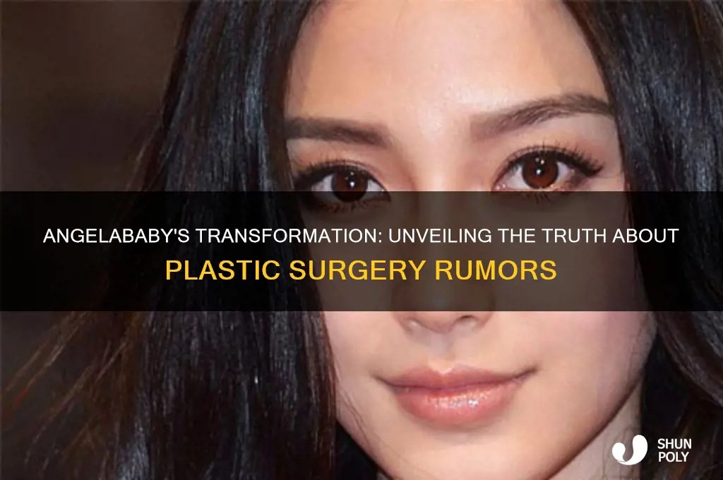 Angelababy's Transformation Unveiling The Truth About Plastic Surgery(07)