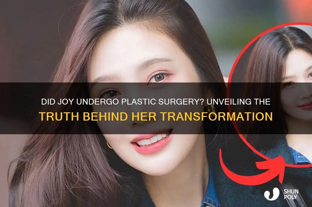 Did Joy Undergo Plastic Surgery? Unveiling The Truth Behind Her