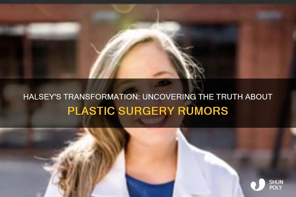 Halsey's Transformation Uncovering The Truth About Plastic Surgery