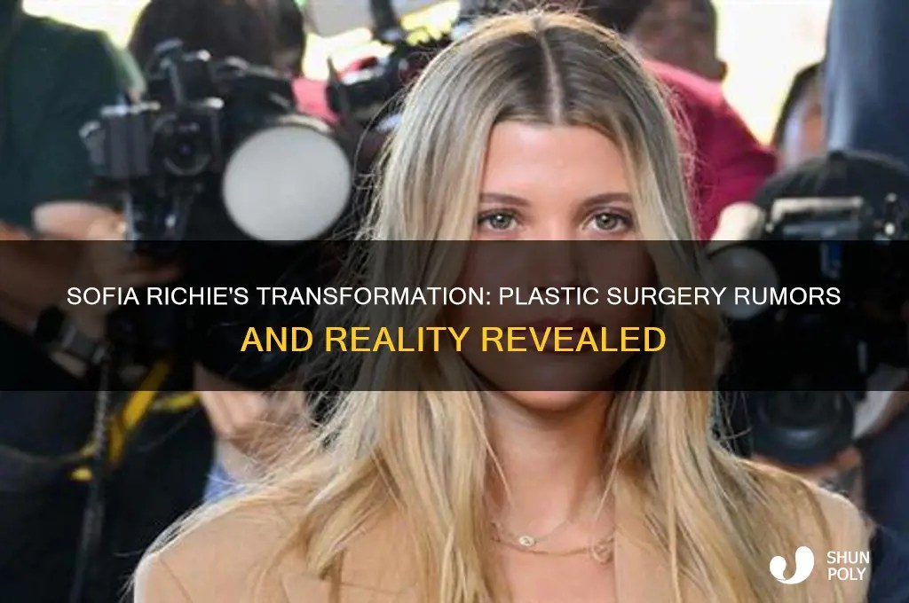 Sofia Richie's Transformation Plastic Surgery Rumors And Reality