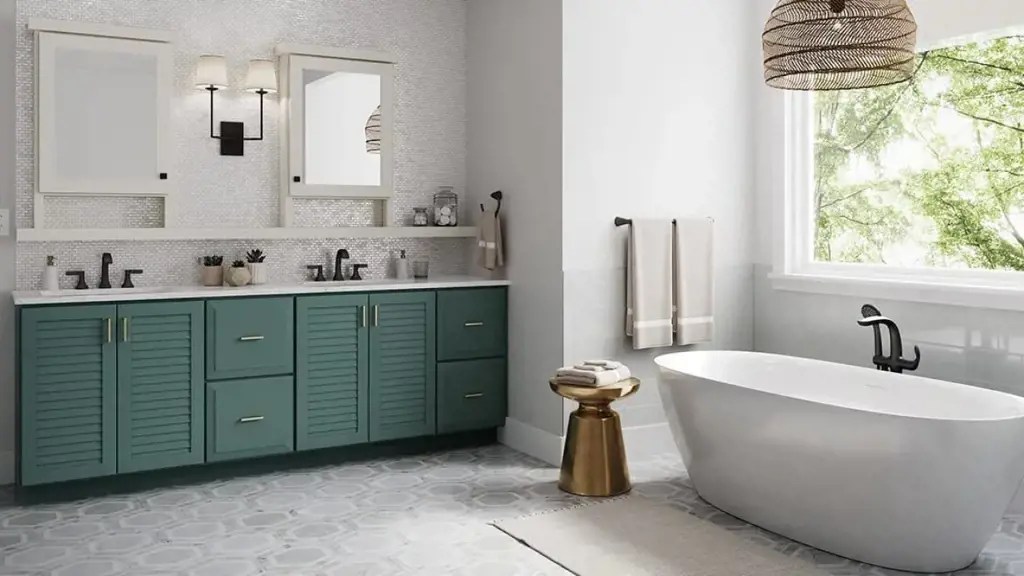 Reviving Your Bathroom Transforming An Old Vanity With New Legs