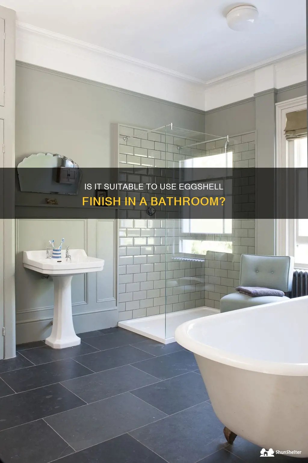 Is It Suitable To Use Eggshell Finish In A Bathroom? ShunShelter