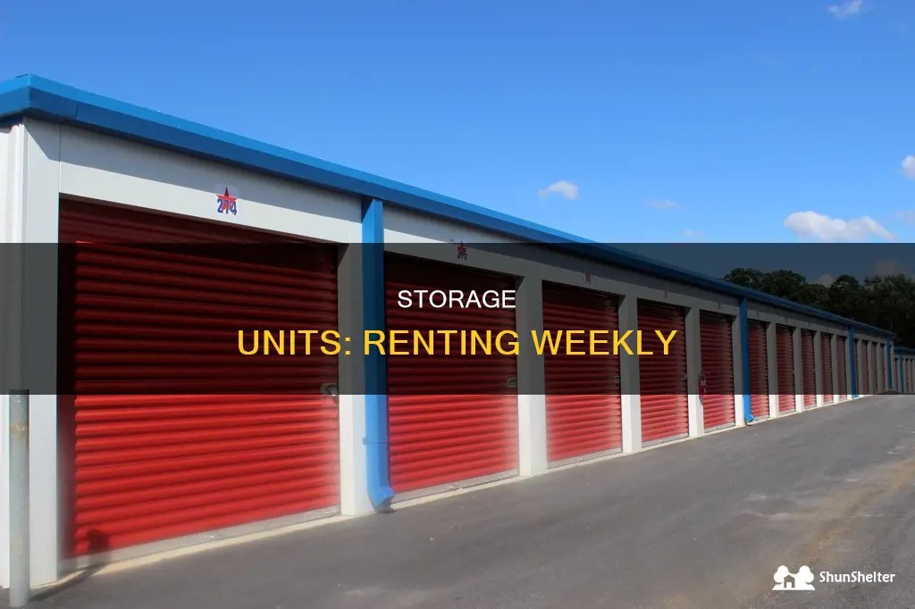 Storage Units Renting Weekly ShunShelter