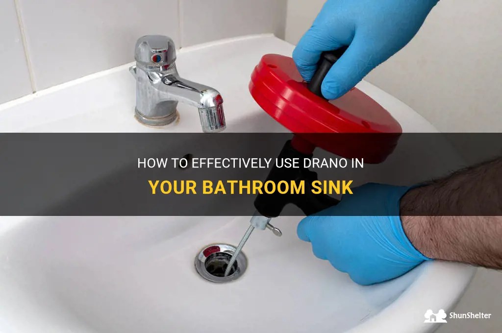 How To Effectively Use Drano In Your Bathroom Sink ShunShelter
