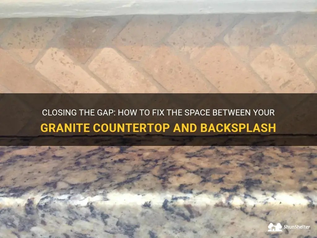 Closing The Gap How To Fix The Space Between Your Granite Countertop