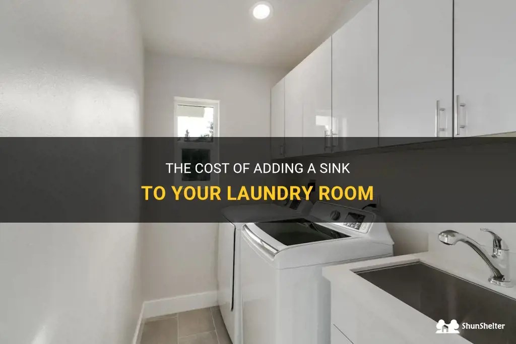 The Cost Of Adding A Sink To Your Laundry Room ShunShelter