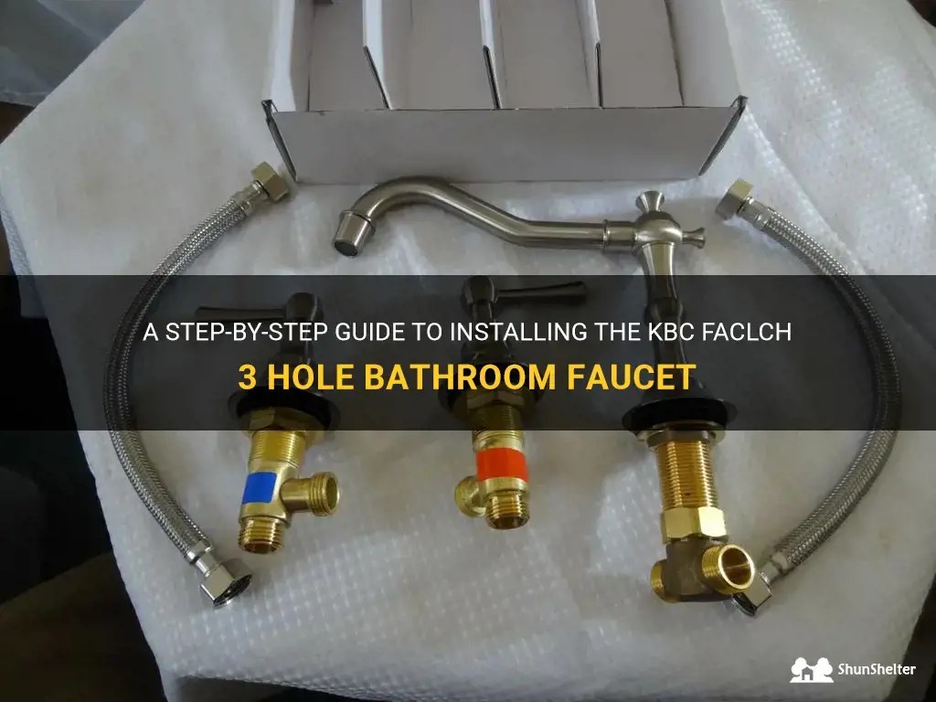 A StepByStep Guide To Installing The Kbc Faclch 3 Hole Bathroom