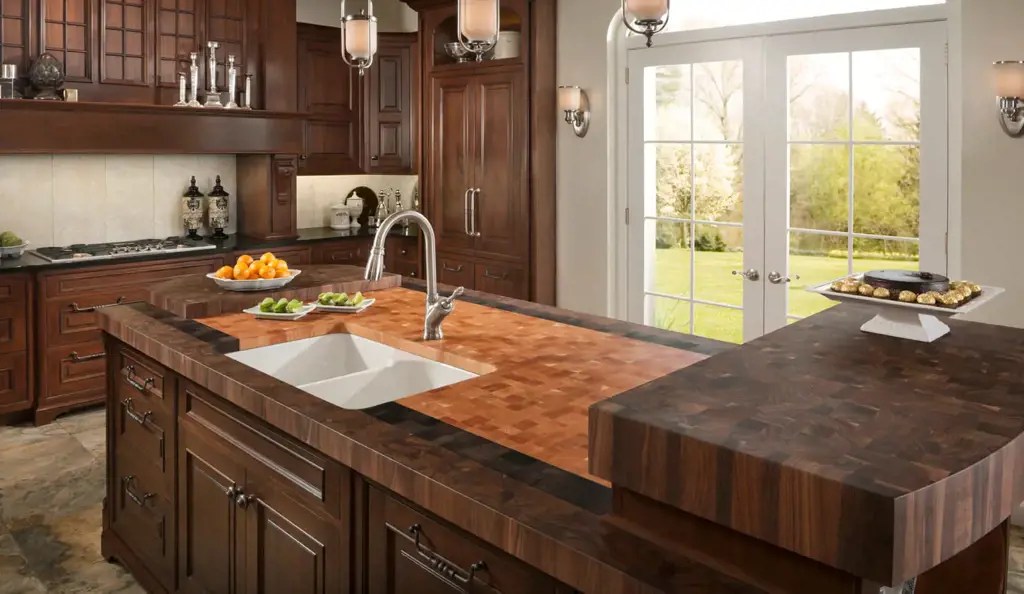 Exploring The Beauty And Durability Of Butcher Block Inlay In Granite