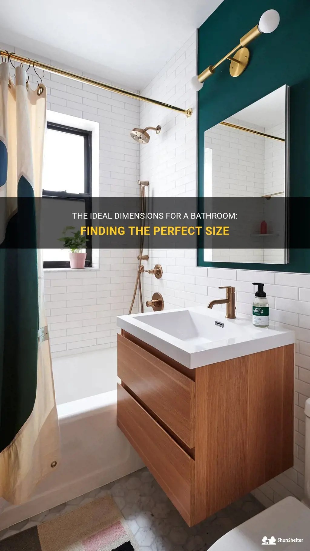 The Ideal Dimensions For A Bathroom Finding The Perfect Size ShunShelter