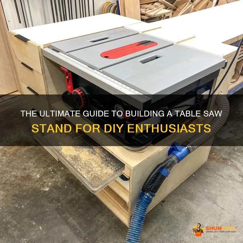 The Ultimate Guide To Building A Table Saw Stand For Diy Enthusiasts