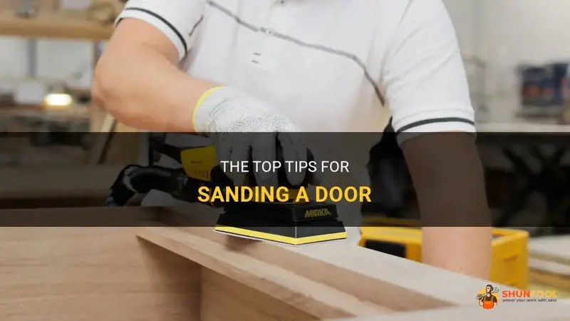 The Top Tips For Sanding A Door ShunTool