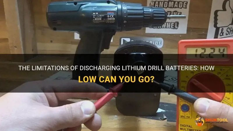 The Limitations Of Discharging Lithium Drill Batteries How Low Can You