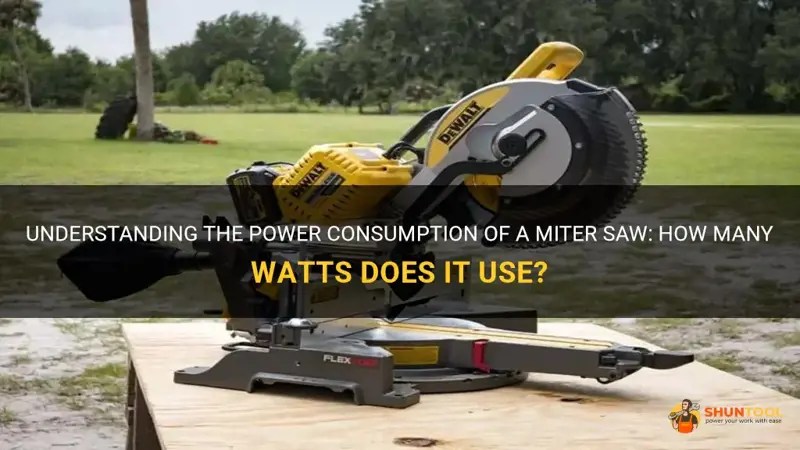 Understanding The Power Consumption Of A Miter Saw How Many Watts Does