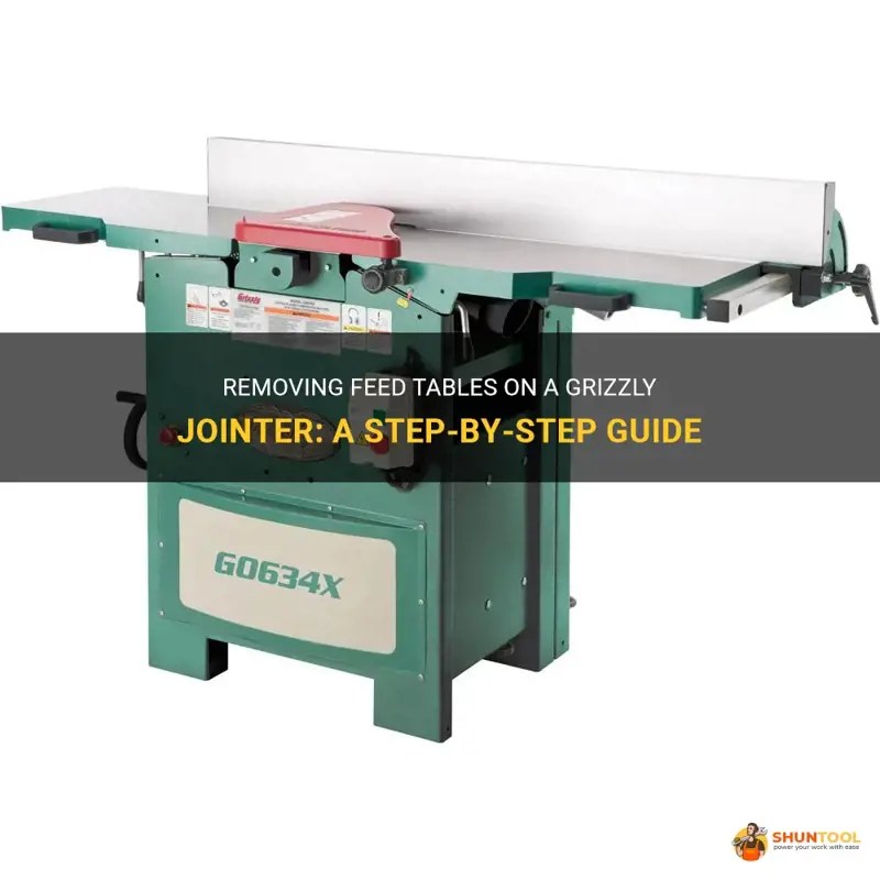 Removing Feed Tables On A Grizzly Jointer A StepByStep Guide ShunTool