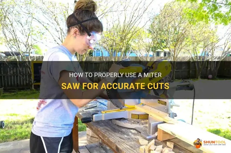 How To Properly Use A Miter Saw For Accurate Cuts ShunTool
