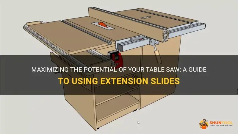 Maximizing The Potential Of Your Table Saw A Guide To Using Extension