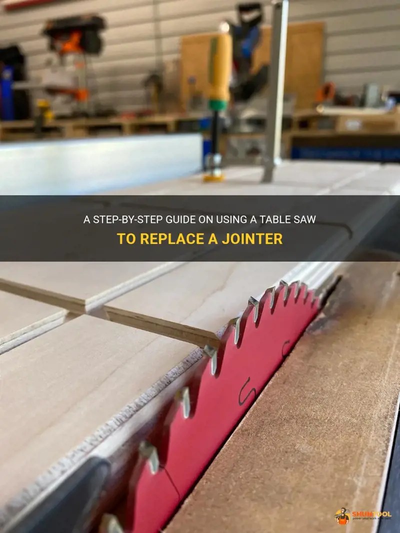 A StepByStep Guide On Using A Table Saw To Replace A Jointer ShunTool