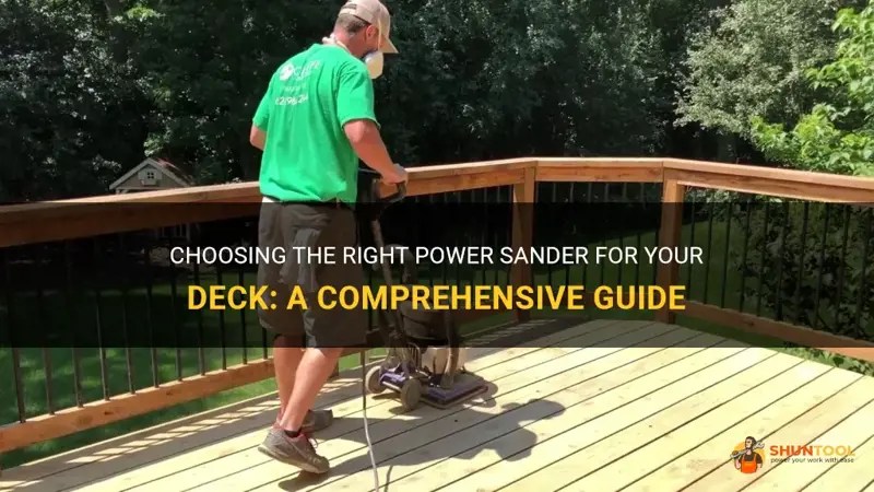 Choosing The Right Power Sander For Your Deck A Comprehensive Guide