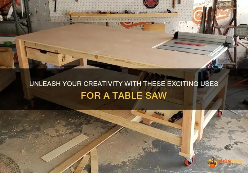 Unleash Your Creativity With These Exciting Uses For A Table Saw ShunTool