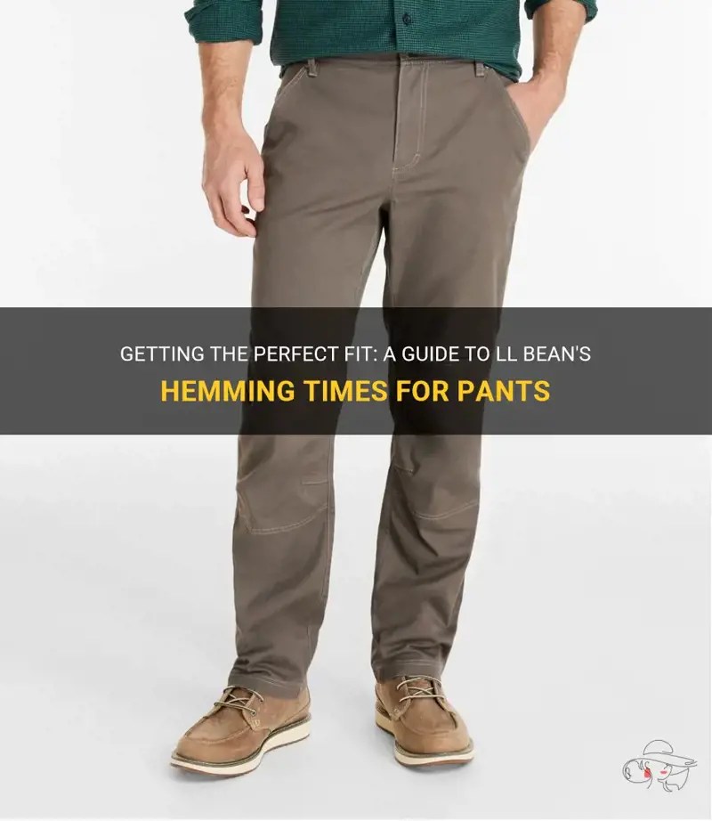 Getting The Perfect Fit A Guide To Ll Bean's Hemming Times For Pants