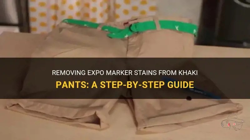 Removing Expo Marker Stains From Khaki Pants A StepByStep Guide