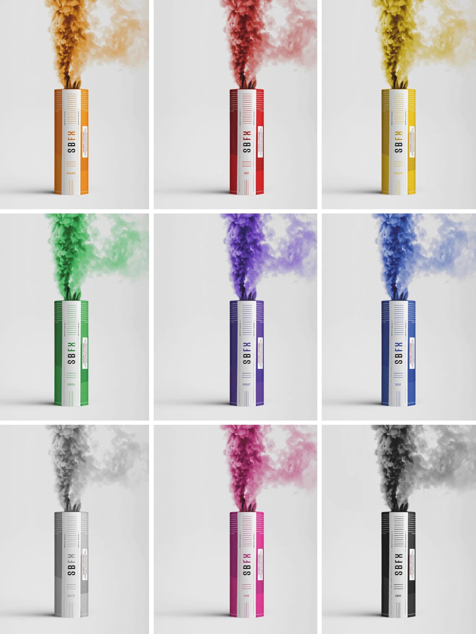 Smoke Bomb Variety Pack (9) Shutter Bombs