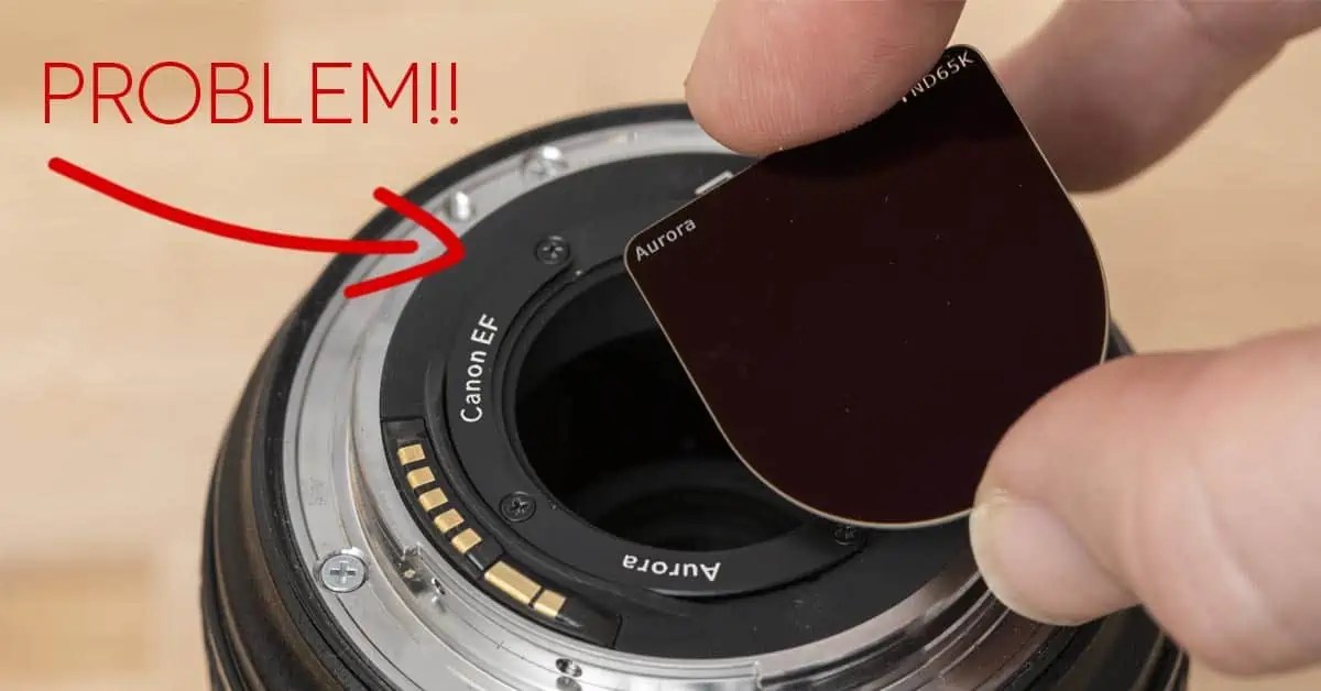 The Problem with the Aurora Aperture ND Filters for the Canon 1124mm