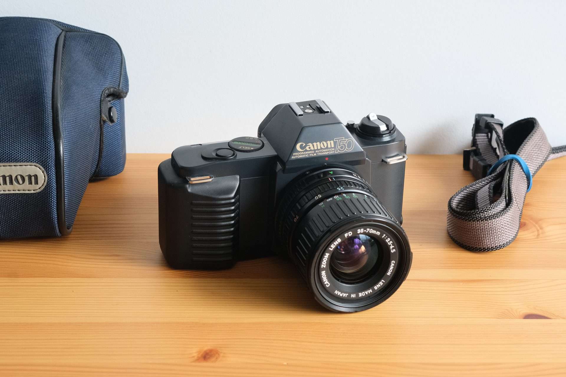 Canon T50 Film Camera & 3570mm FD Zoom Lens Buy Online at Shutteroo