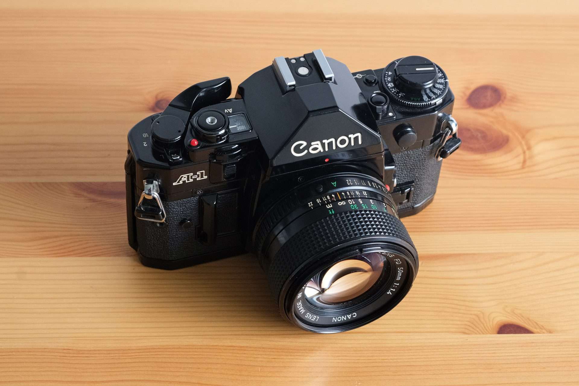 Canon A1 Film Camera & 50mm f/1.4 New FD Lens Buy Online at Shutteroo