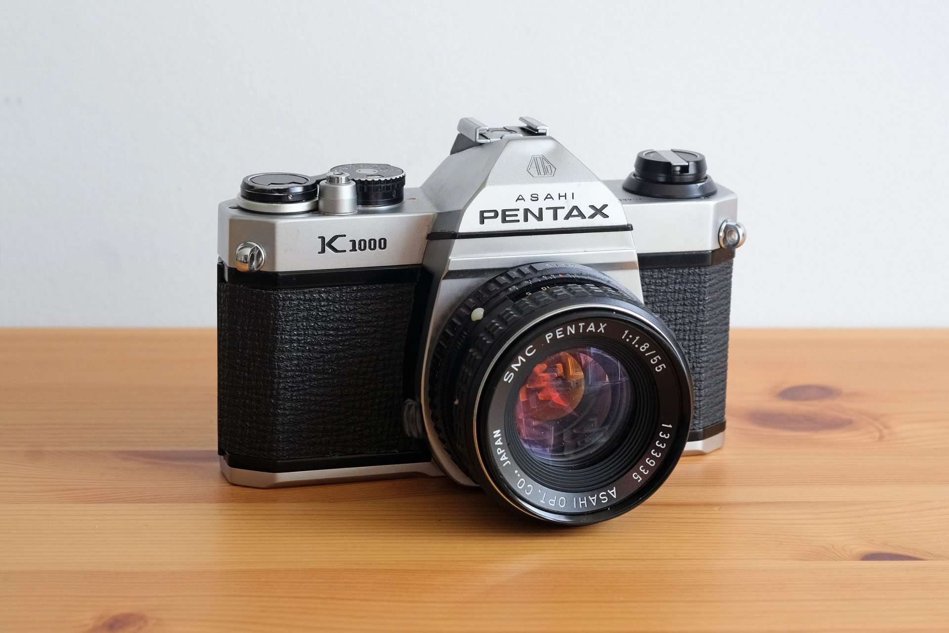 Pentax K1000 Film Camera & 55mm f/1.8 SMC Lens Buy Online at Shutteroo