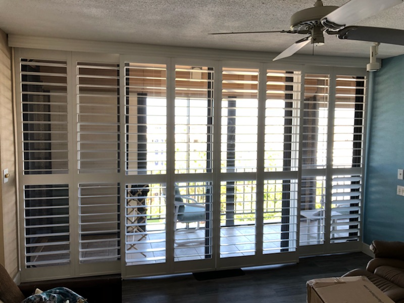 Plantation Shutters for Sliding Glass Doors Brooksville