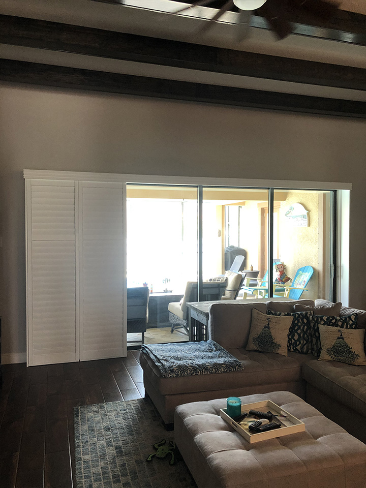 Sliding Glass Door Shutters Tampa