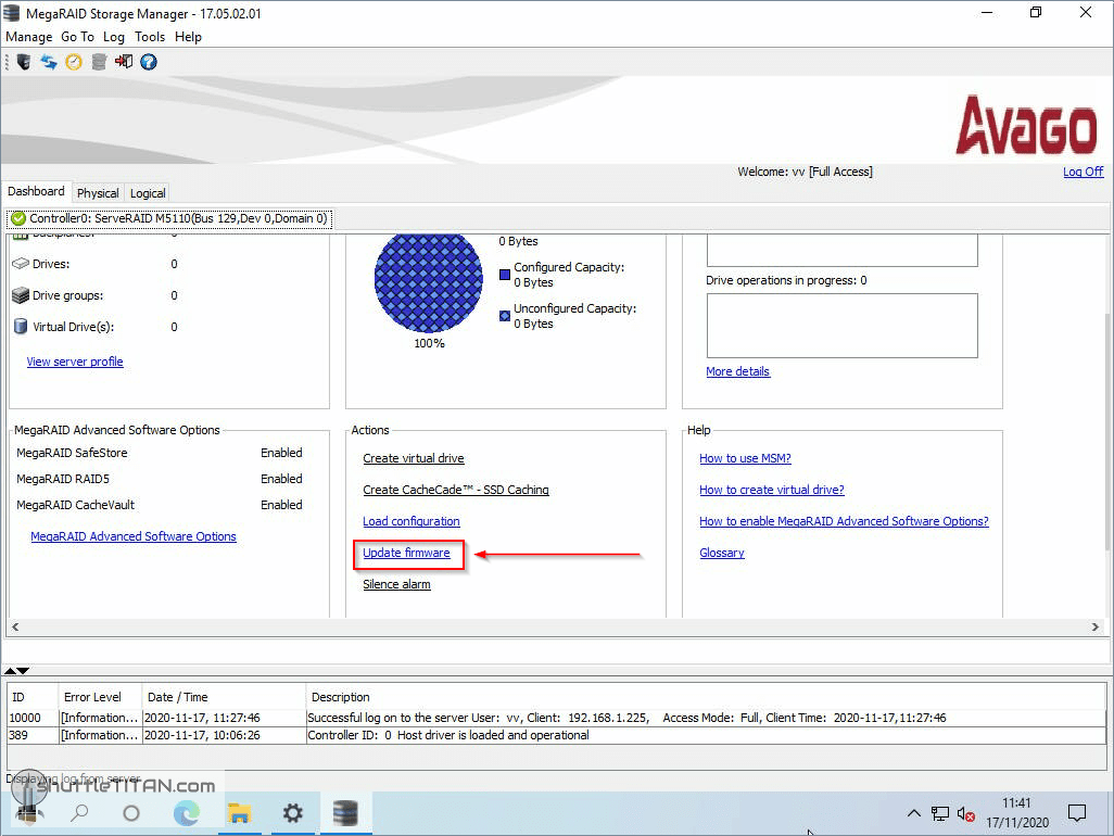 How to Upgrade an IBM LSI based raid controller firmware in a nonIBM