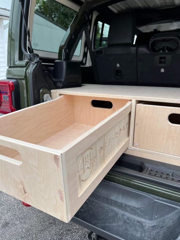 Jeep JLU Ultralite Drawer System SHW Offroad