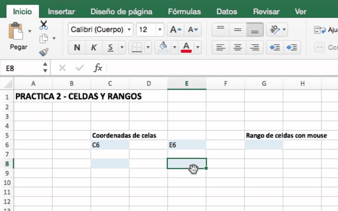 RANGOS EN EXCEL ¿CUÁLES SON? Y DEFINICIÓN