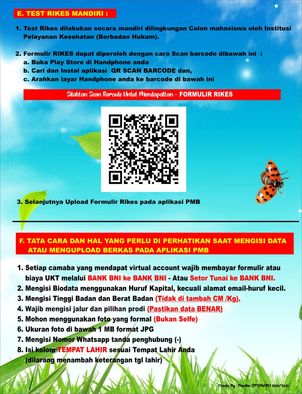 Sistem Penerimaan Mahasiswa Baru