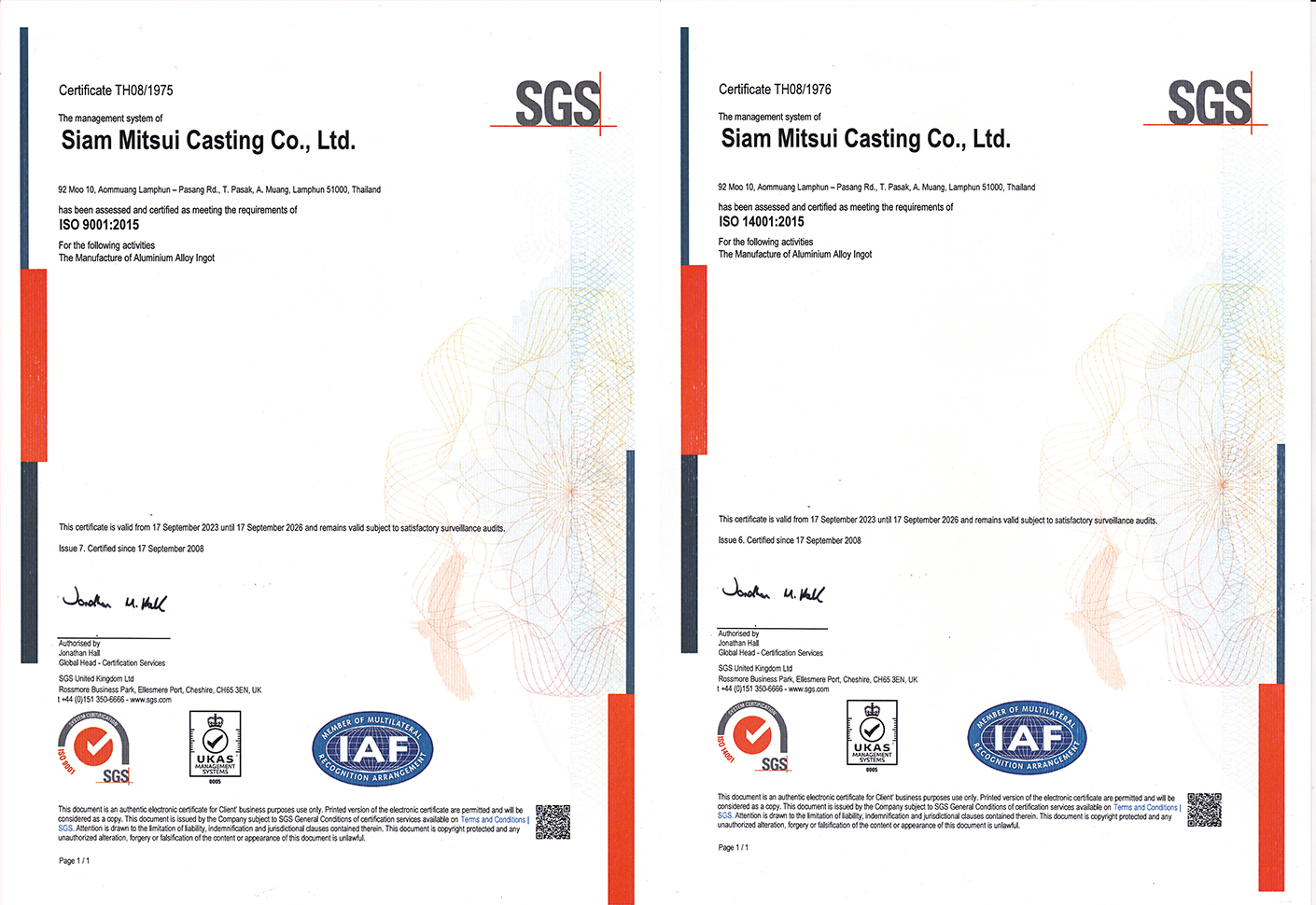 Siam Mitsui Casting Co., Ltd.