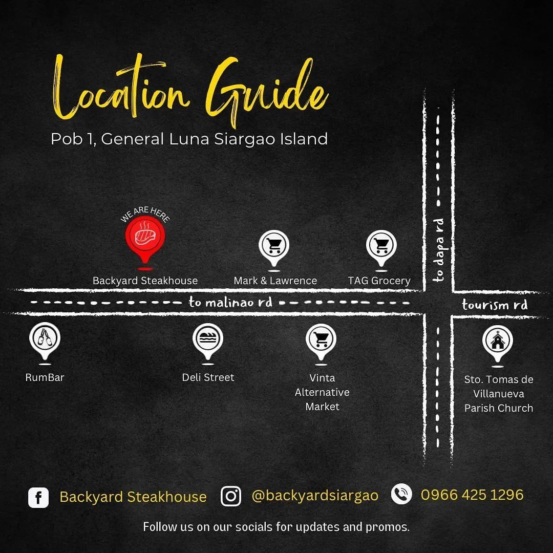 Backyard Steak House SiargaoVibes