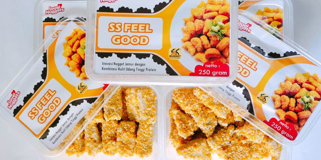 Lezatnya, Nugget Jamur Tiram Kombinasi Kulit Udang