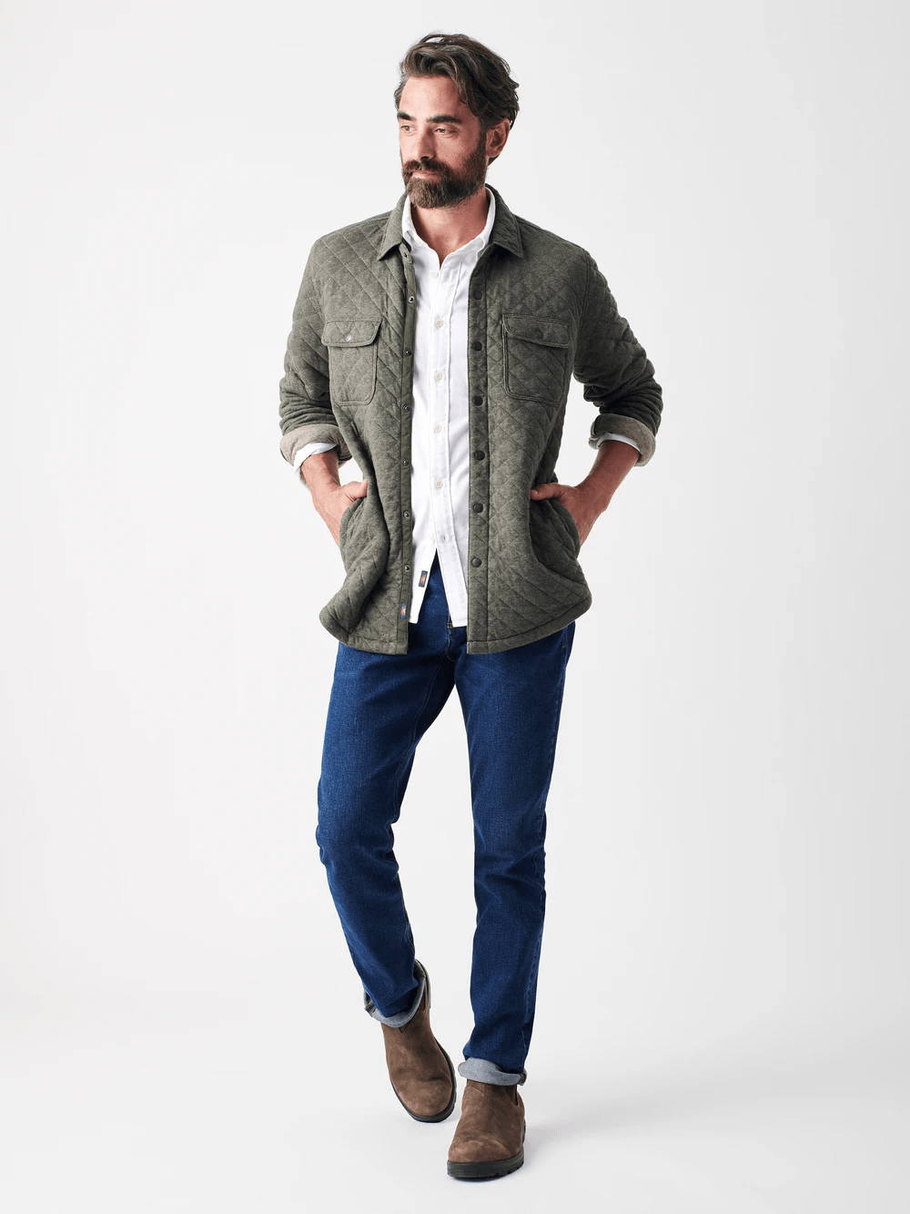 The Thursday Buy Layer Up with Faherty Brand’s Quilted Fleece CPO for