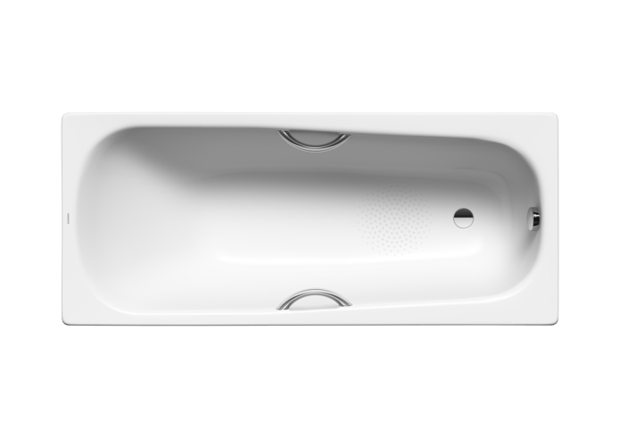 Стальная ванна Kaldewei Saniform Plus Star 337 180x80 standard с отверстиями для ручек и ножками