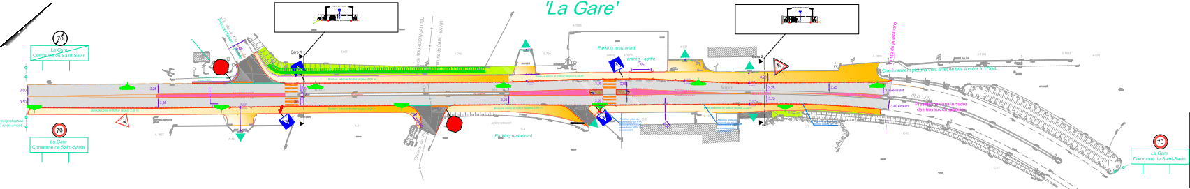 Aménagements de sécurité à St Savin (38) SICC VRD