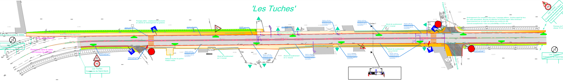 Aménagements de sécurité à St Savin (38) SICC VRD