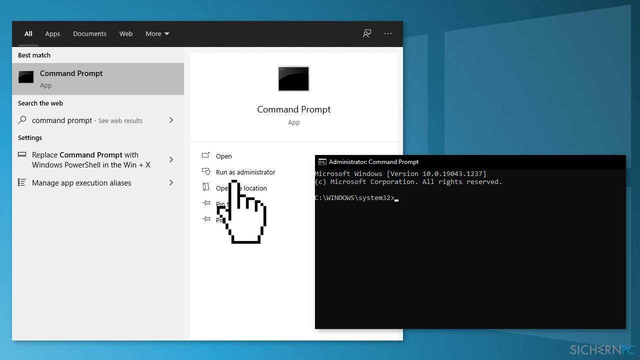 Wie behebt man bei der Nutzung der WindowsDienste ein Auftauchen des